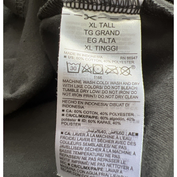 AC/DC Let There Be Rock Tour 77 Long Sleeve T-Shirt Unisex XL Long Gray Band Tee - Picture 4 of 10